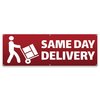 Signmission Same Day Delivery Banner Concession Stand Food Truck Single Sided B-72-30152
